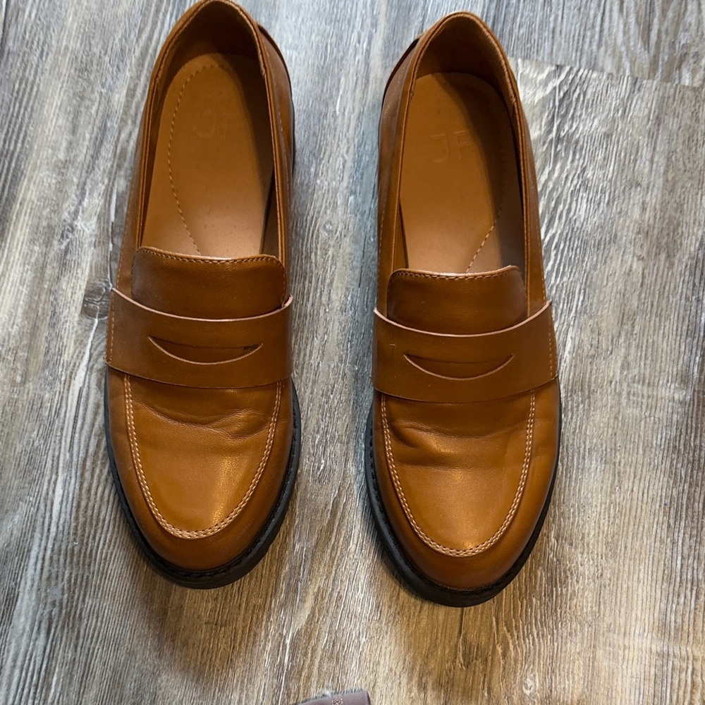 Classic Women’s Penny Loafers in Cognac Brown
